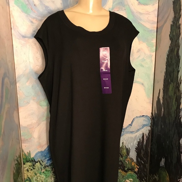 Active Life XXL Black Sleeveless Short Dress - Picture 1 of 7
